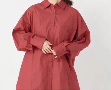 studio CLIP 모듬 BIG 셔츠 빨간색
