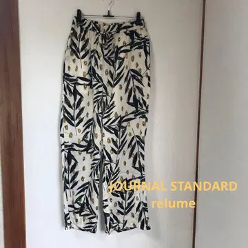 JOURNAL STANDARD relume 리프 프린트 팬츠