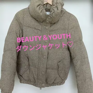 BEAUTY & YOUTH 다운 자켓 베이지