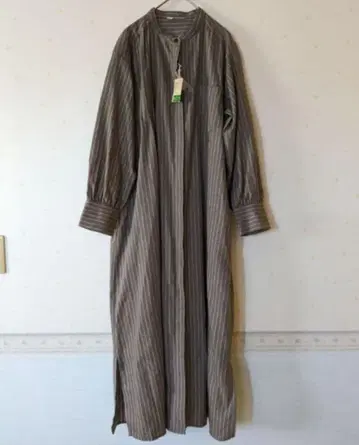 스튜디오 클립 스트라이프 밴드 카라 원피스