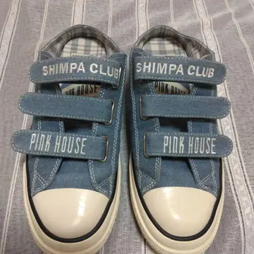 PINK HOUSE 스니커즈 [ 데님 네이비 ] 4(L)