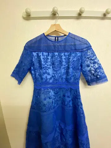 셀포드 포멀 결혼식 드레스 로얄 블루 새상품급