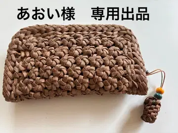 후쿠시마현산 포도 덩굴 꽃 짜임 코인 케이스