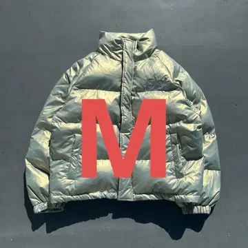 9090 90 로고 리치 퍼퍼 재킷