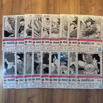 드래곤볼 제일복권 G상 코믹스 클리어 파일 세트 18종 세트