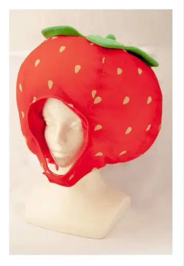 딸기 모양 모자