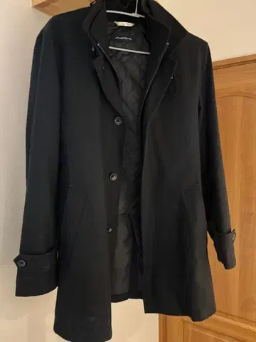 dezert Brack 남성용 블랙 코트 XL