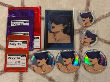 체인소 맨 베이스야드 세트 캔뱃지