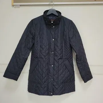 네이비 퀼팅 자켓 숏 기장