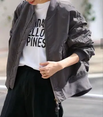 프레임워크 MA-1 충전솜 그레이 자켓