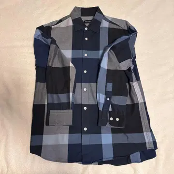 BLACK LABEL 긴팔 셔츠 체크 무늬 M 사이즈