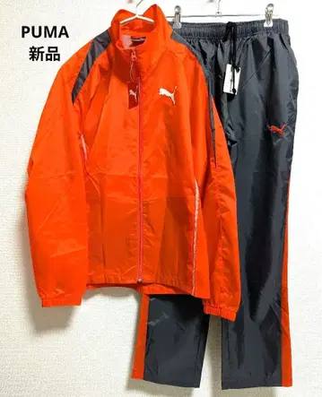 새상품 PUMA 나일론 저리 세트 오렌지/그레이 M