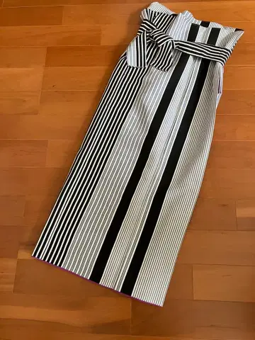 기모노 리메이크 맥시 길이 스커트