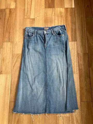 마더 데님 스커트