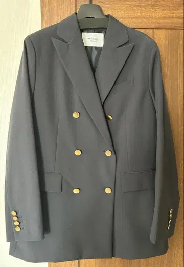 OPAQUE.CLIP 자켓 블레이저 더블 골드 버튼 다크 네이비