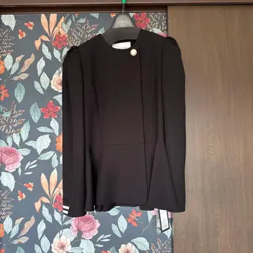 보더스 앳 발코니 노카라 자켓 블랙 38 미사용 새상품 택 포함