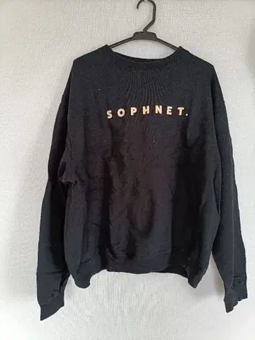 SOPHNET. 블랙 맨투맨