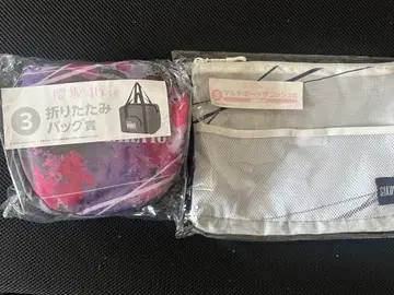 사쿠라자카46 복권 접이식 백 멀티 파우치 사코슈