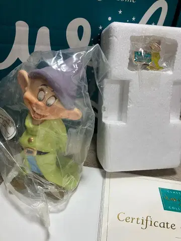 미사용 새상품 디즈니 WDCC 백설공주 난쟁이 도피 피규어