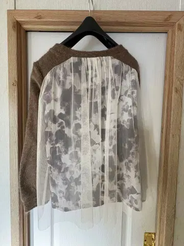 택 포함 새상품 GALLARDAGALANTE 개럴개런트 쉬폰 니트