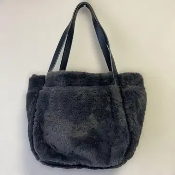 그레이 퍼 토트백 외 포켓 부착