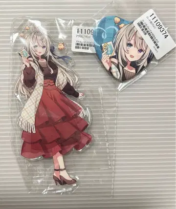 혼나미 아즈사 발렌타인 캔뱃지+아크릴 스탠드