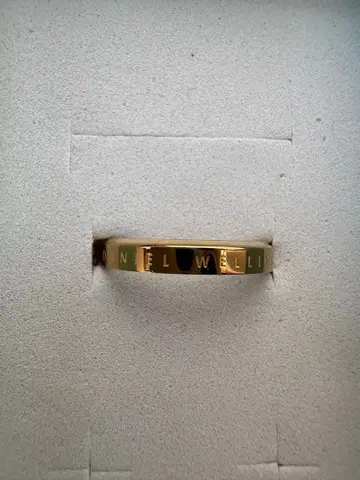 골드 각인 반지