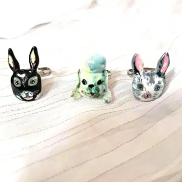 나탈리 레테 반지 3개 세트 프리 사이즈