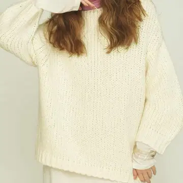 SHENERY 오버 튜닉 니트