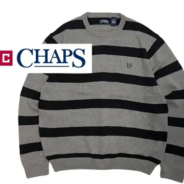 CHAPS 보더 코튼 니트 새상품급 XL 사이즈