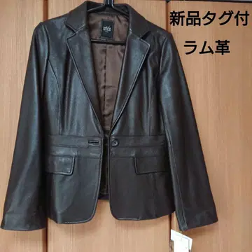 [ 택 포함 새상품 ] 라무 가죽 자켓