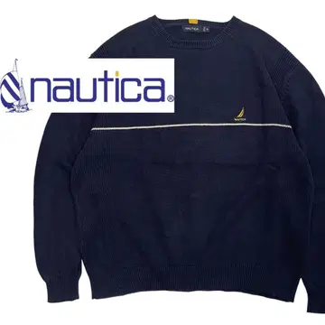 NAUTICA 로고 코튼 니트 새상품급 XL 사이즈