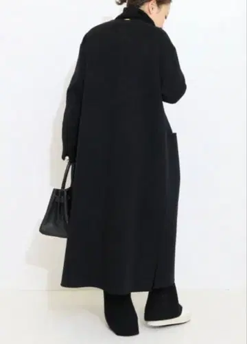 Deuxieme Classe Victorian 롱 코트 블랙 38