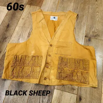 60s BlackSheep 블랙 시프 빈티지 헌팅 베스트