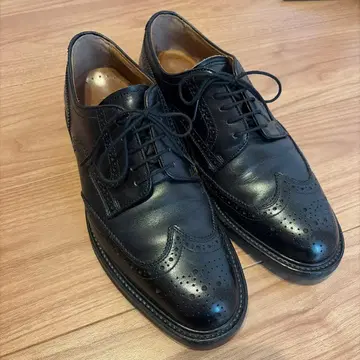 REGAL 블랙 윙팁 슈즈