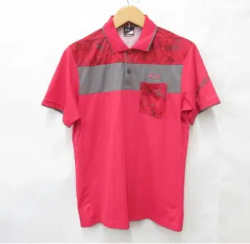 OAKLEY 핑크 피케 셔츠 L