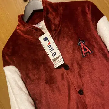 MLB 엔젤스 보아 자켓 점퍼 룸웨어 따뜻한