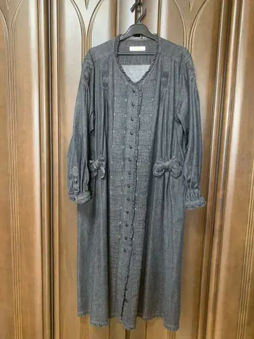 핑크하우스 데님 원피스