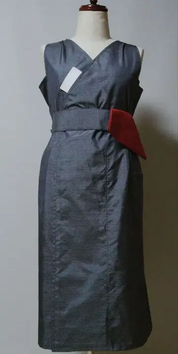 브라운 다도 수련복 롱 넉넉한 사이즈 핸드메이드