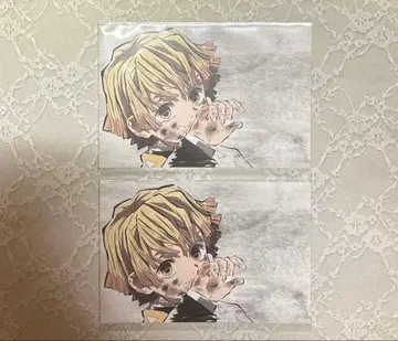 귀멸의 칼날 전 집중전 막간화 아이 캐치 엽서 아가츠마 젠이츠