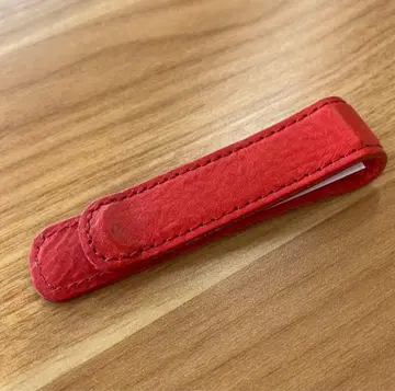 SLIP-ON 레더 클립 이탈리아 가죽 IVL-2001 레드 천연 가죽제