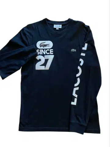 라코스테 로고 롱 T셔츠