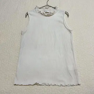 슬리브리스 프릴 T셔츠 티셔츠 탱크탑 빅 사이즈 a2138