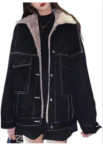 데님 자켓 여성용 후드티 여성용 한국 스타일 버튼 다운 캐주얼