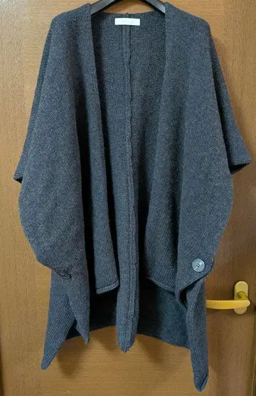 5 smoore 그레이 판초 케이프 코트 여성용