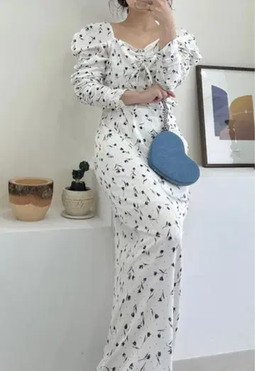 LILY BROWN 플라워 프린트 블라우스/스커트 셋업