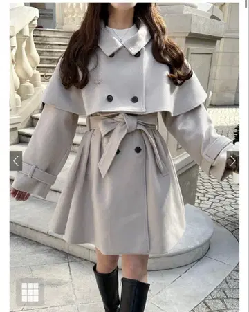 2way 케이프 세트 코트[ze782]