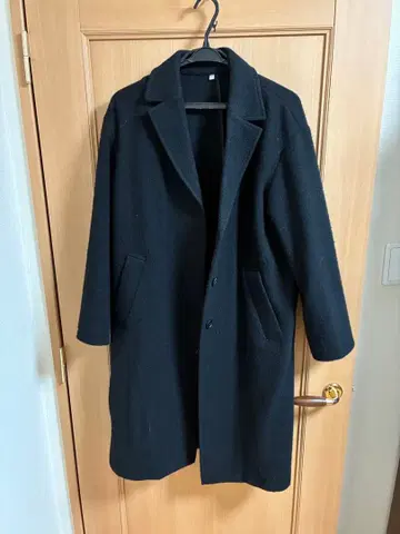 [ 가격 인하! ] 여성용 체스터 코트 (무인양품) 블랙