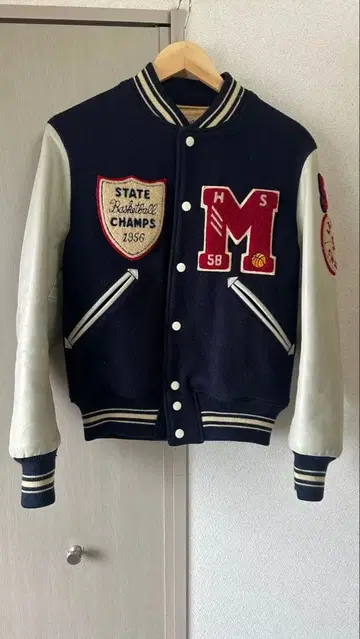 레어 구 리얼맥코이 바시티 자켓 어워드 자켓 사이즈 36 부속품 포함