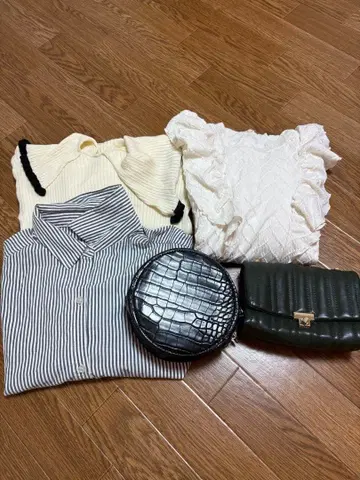 모두 프리 사이즈 상의와 백 세트 묶음 판매